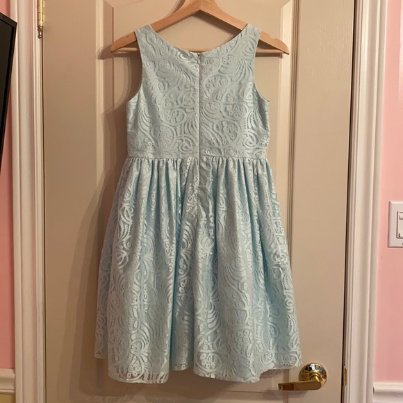 Mint Blue/Green Lace Dress - Picture 2 of 3